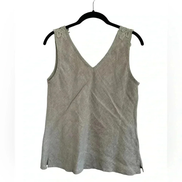 Sartoria Delle Sirene Ladies 100% Linen Top Made In Italy - Picture 2 of 11